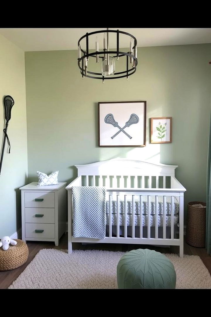 Innovative Lacrosse Inspired Touches - 22 Sports Nursery Ideas
