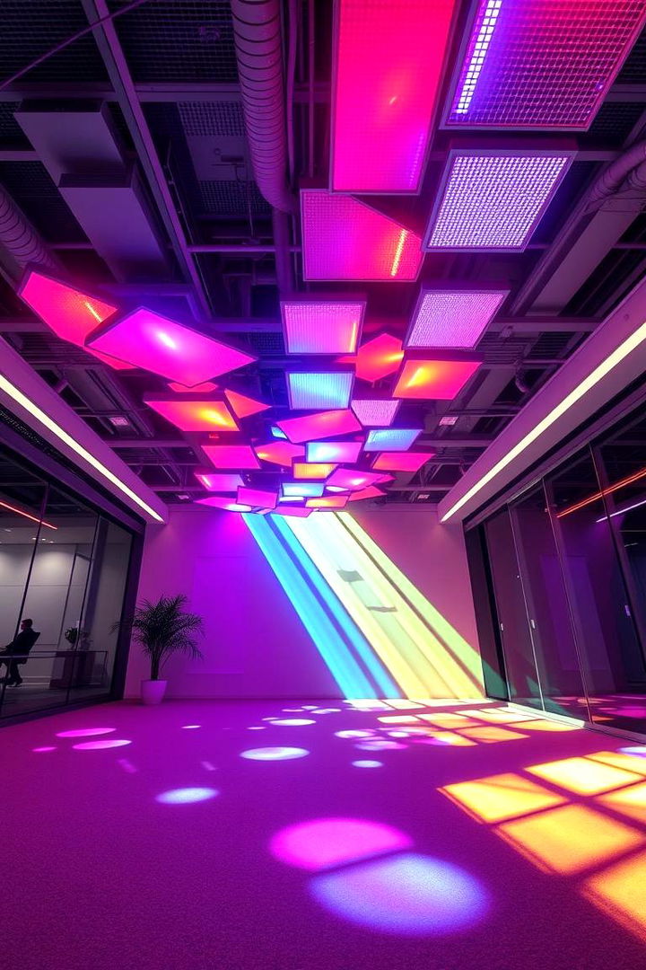 Innovative Light Installations - 22 Office Wall Decor Ideas