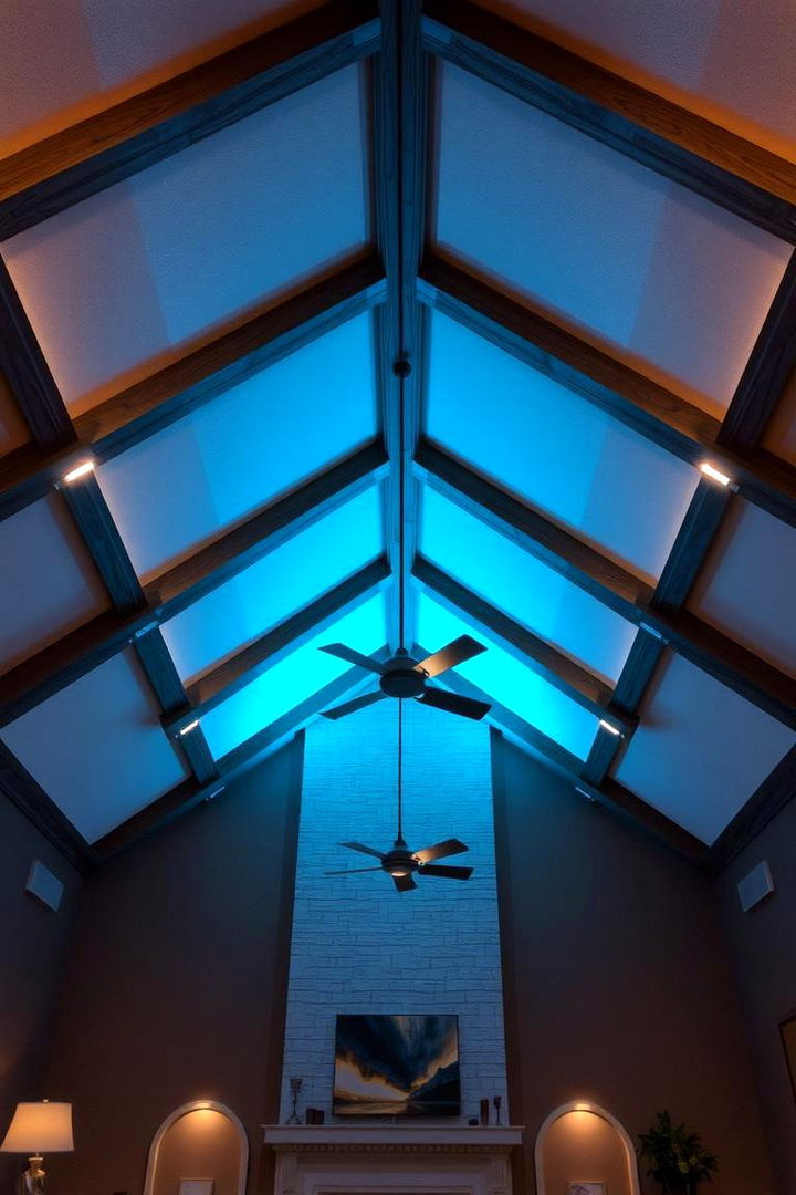 Innovative Lighting Solutions - 22 Vaulted Ceiling With Beams
