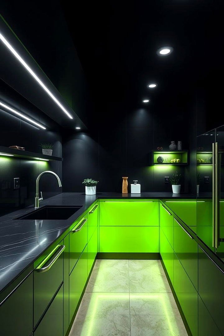 Innovative Lighting Solutions - 22 Black and Green Kitchen Ideas