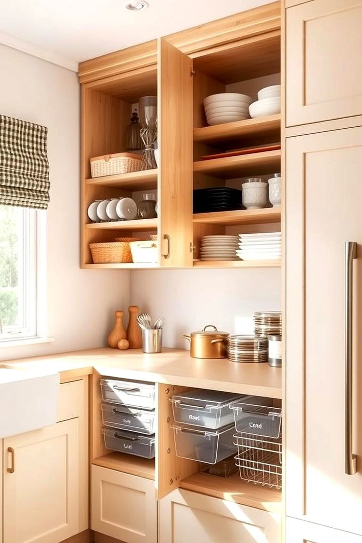 Innovative Maple Cabinet Storage - 22 Maple Kitchen Cabinets Ideas