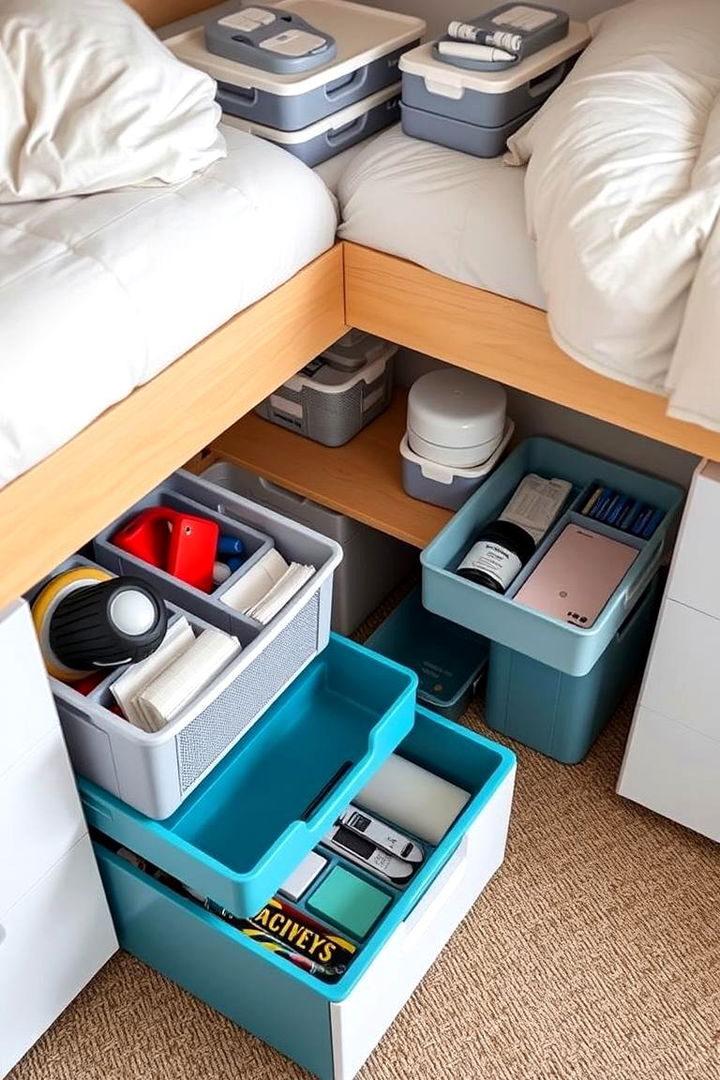 Innovative Organizers to Tame Chaos - 22 Minimalist Dorm Room Ideas