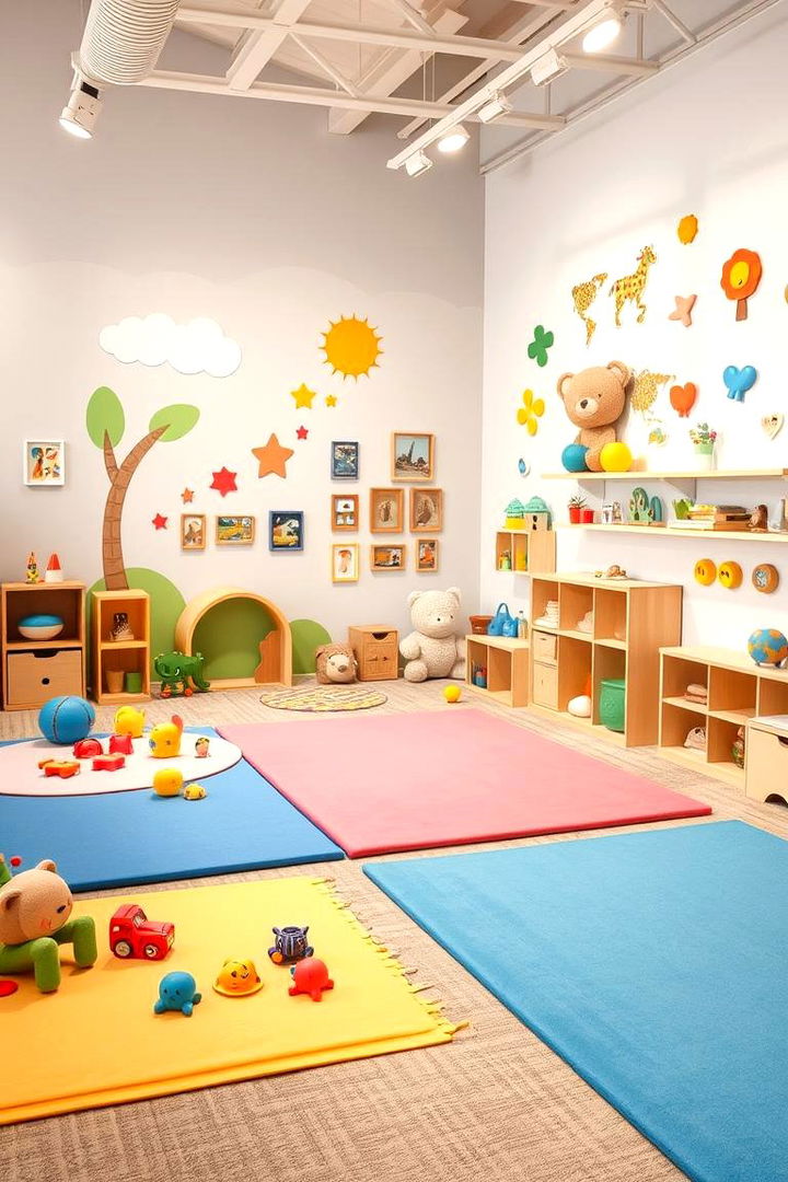 Innovative Play Zones - 22 Small Nursery Ideas