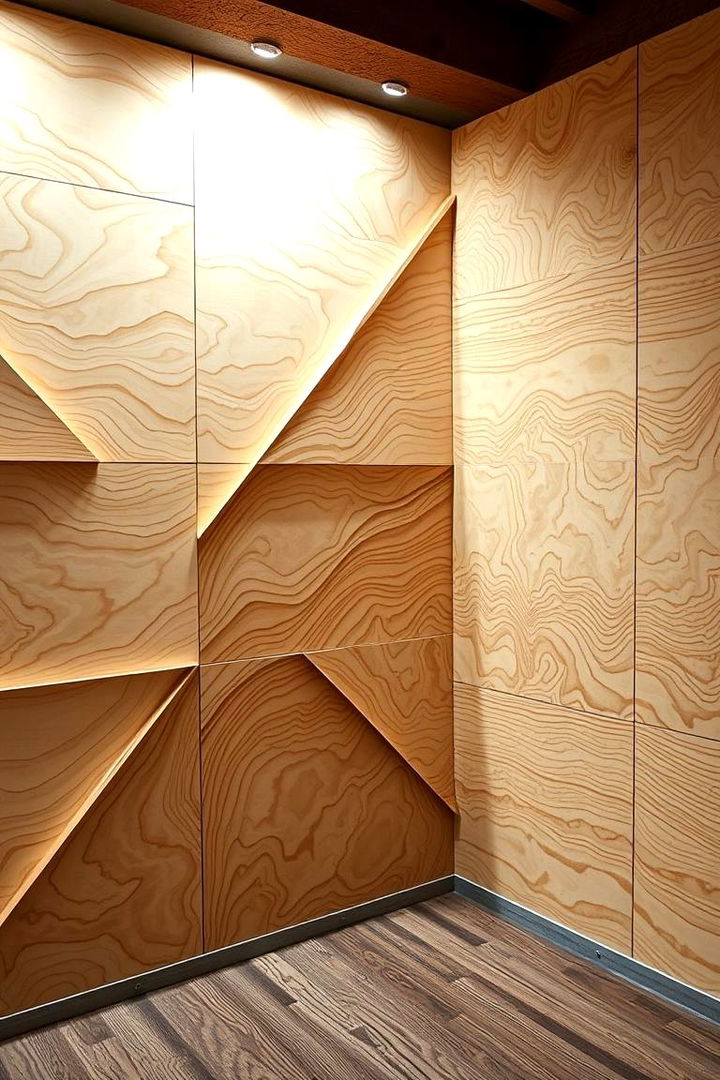 Innovative Plywood Designs - 22 Basement Wall Ideas