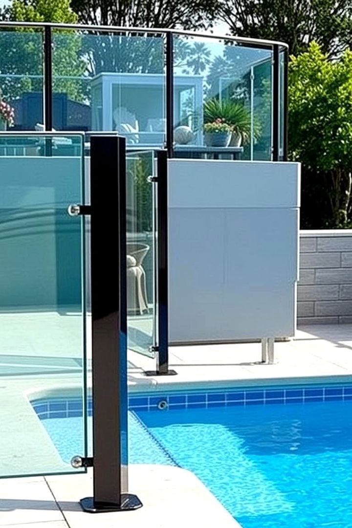 Innovative Railing Designs - 22 Above-ground Pool With Deck Ideas