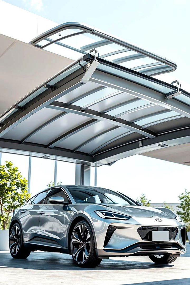 Innovative Retractable Roof Car Porch - 22 Car Porch Design Ideas