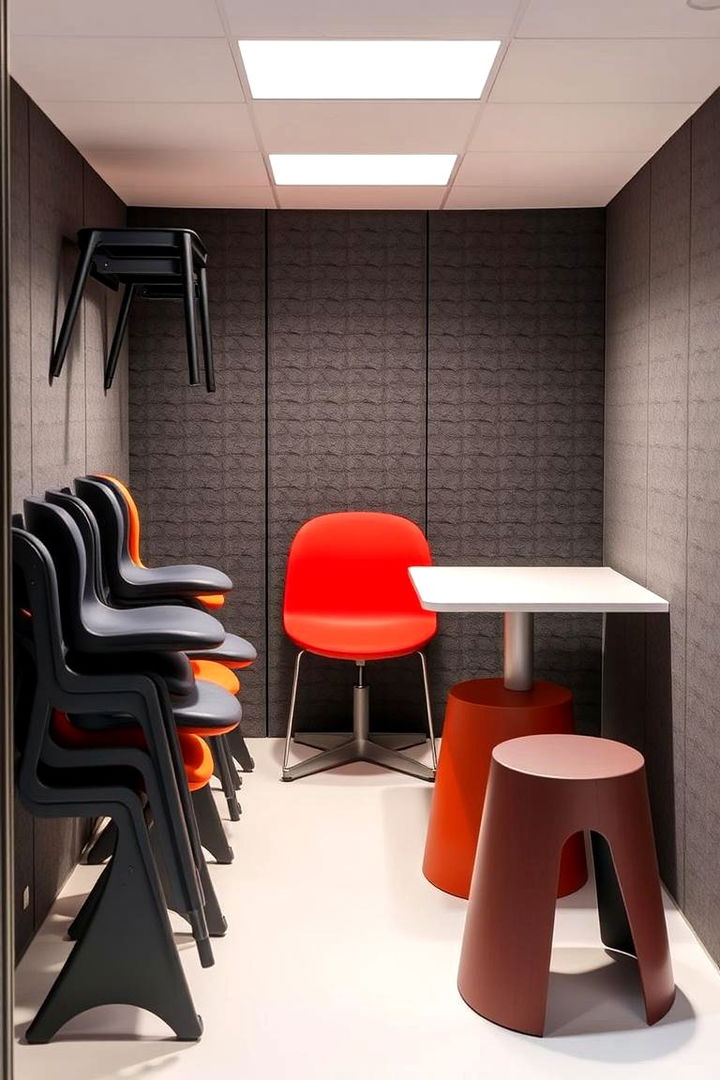 Innovative Seating Options - 22 Small Office Ideas