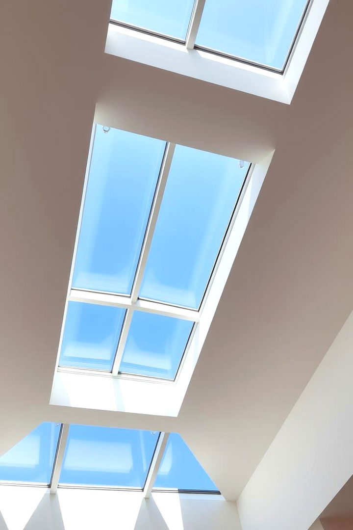 Innovative Skylight Integration - 22 Living Room Ceiling Lighting Ideas
