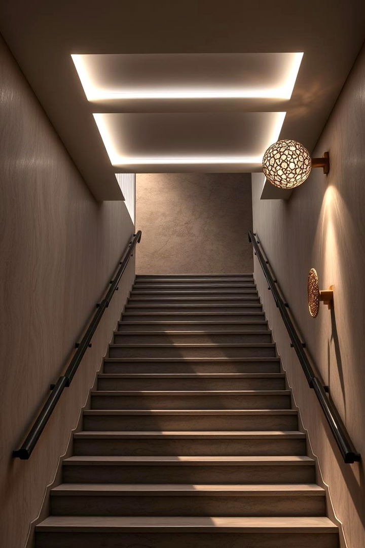 Innovative Staircase Lighting - 22 Stair Landing Ideas