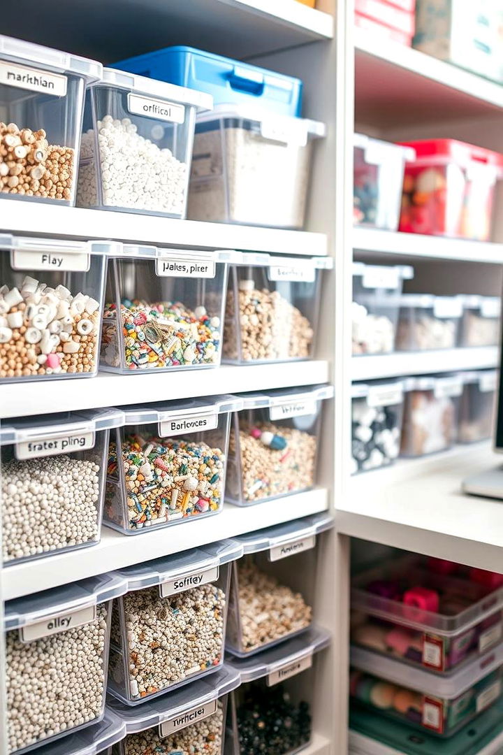 Innovative Storage Bins - 22 Small Craft Room Ideas