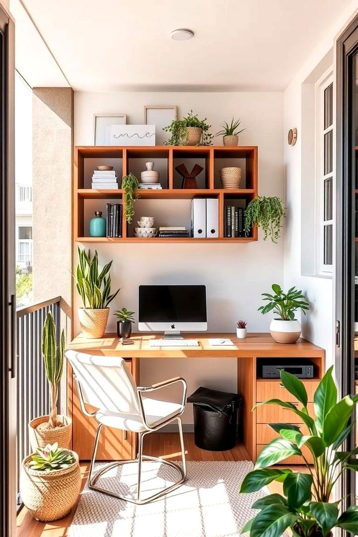 Innovative Storage Concepts - 22 Balcony Office Ideas