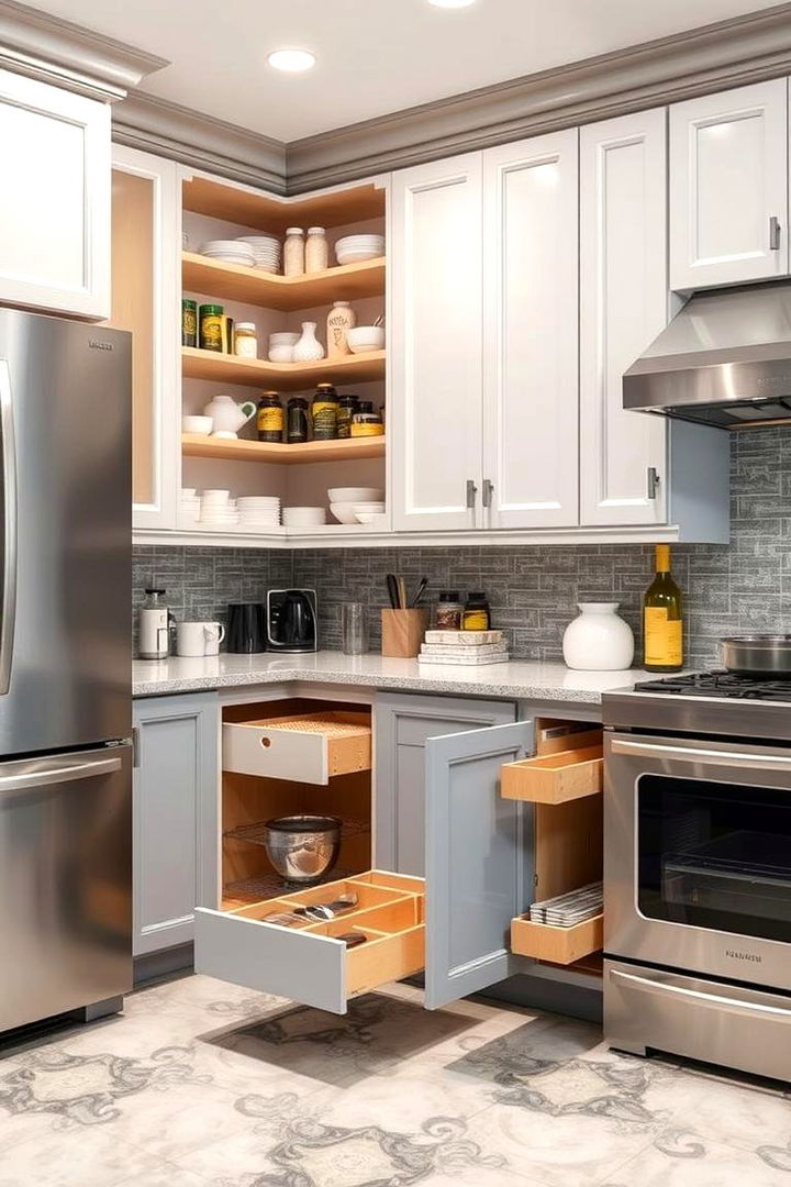Innovative Storage Features - 22 Floor to Ceiling Kitchen Cabinets