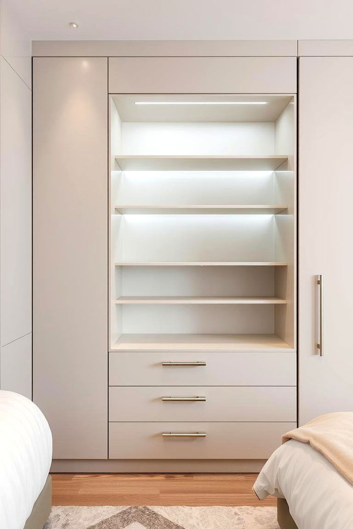 Innovative Storage Ideas - 22 Black and Silver Bedroom Ideas