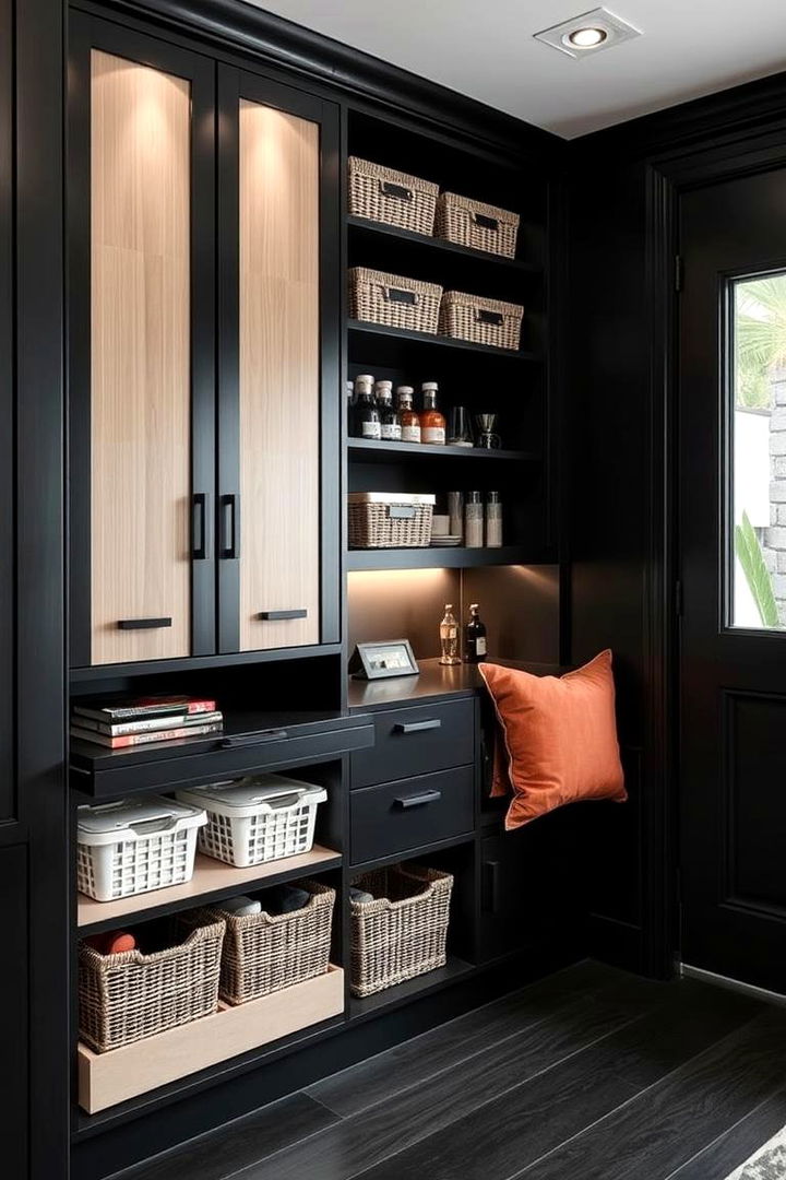 Innovative Storage Solutions - 22 Modern Black Houses