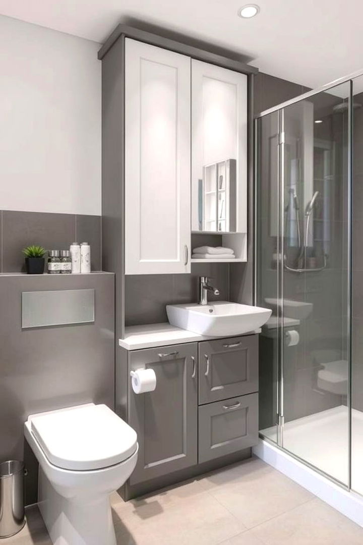 Innovative Storage Solutions - 22 Grey and White Bathroom Ideas