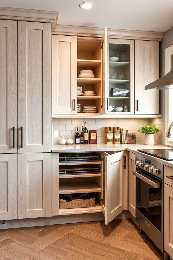 Innovative Storage and Visual Impact - 22 Kitchens With White Oak Cabinets