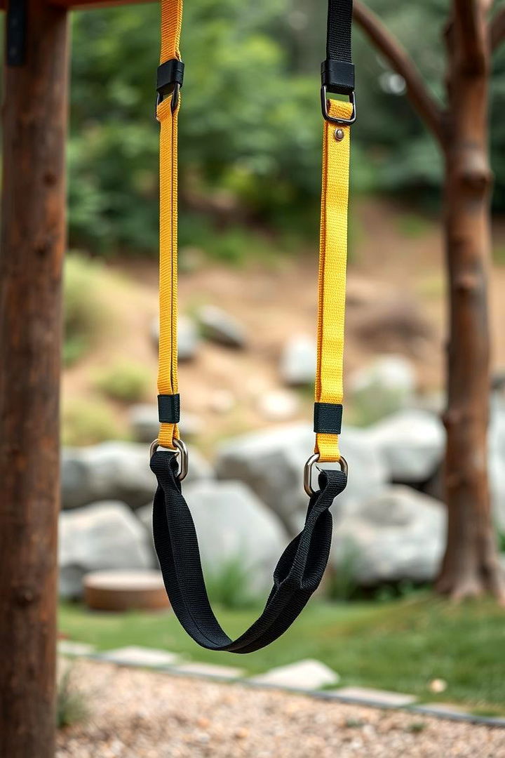 Innovative TRX Suspension Training Setup - 22 Outdoor Gym Ideas