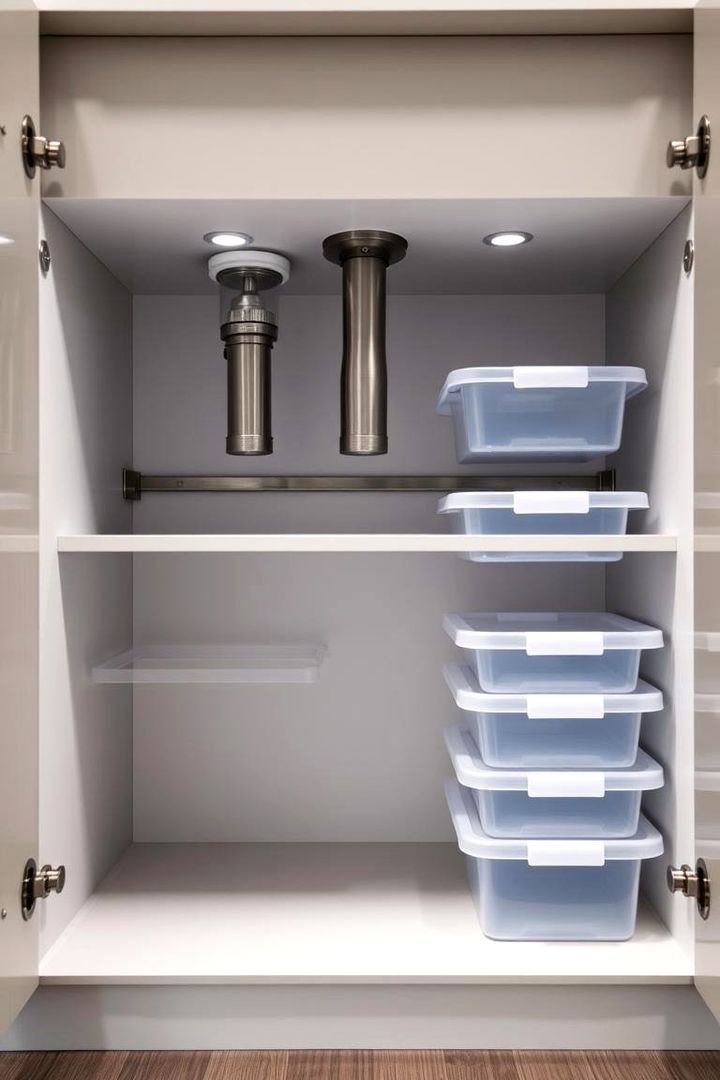 Innovative Under Sink Storage - 22 Kitchen Sink Organization Ideas