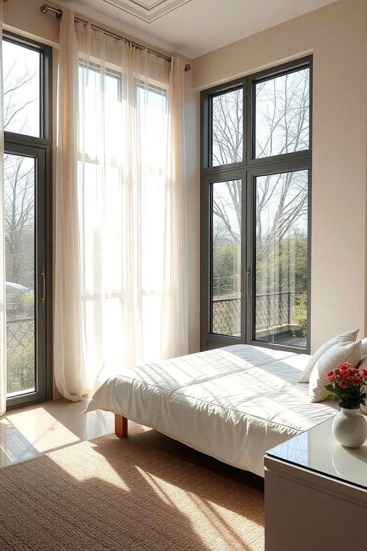 Innovative Use of Natural Light - 22 Shared Bedroom Ideas for Small Rooms