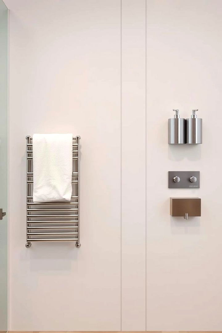 Innovative Wall Mounted Accessories - 22 Small Ensuite Design Ideas