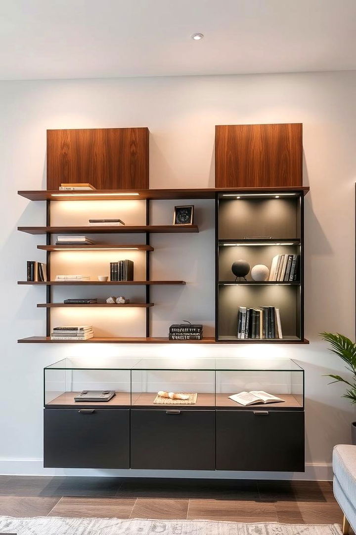 Innovative Wall Mounted Storage - 22 Small Game Room Ideas