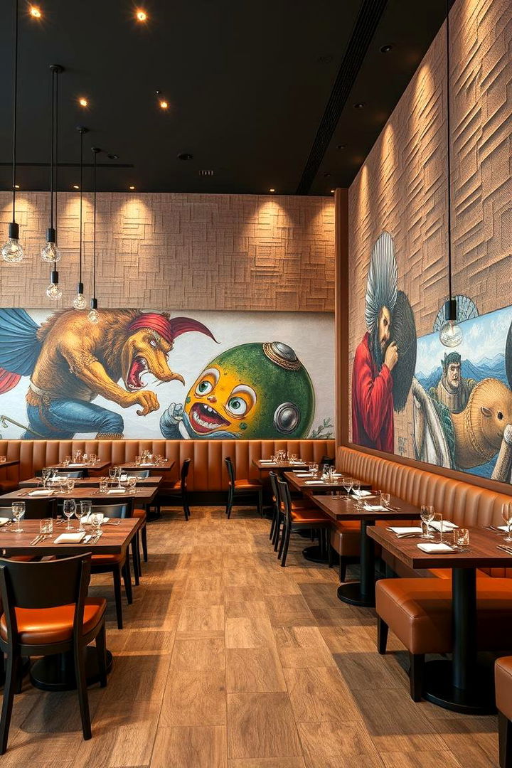 Innovative Wall Treatments - 22 Art Deco Dining Room Ideas