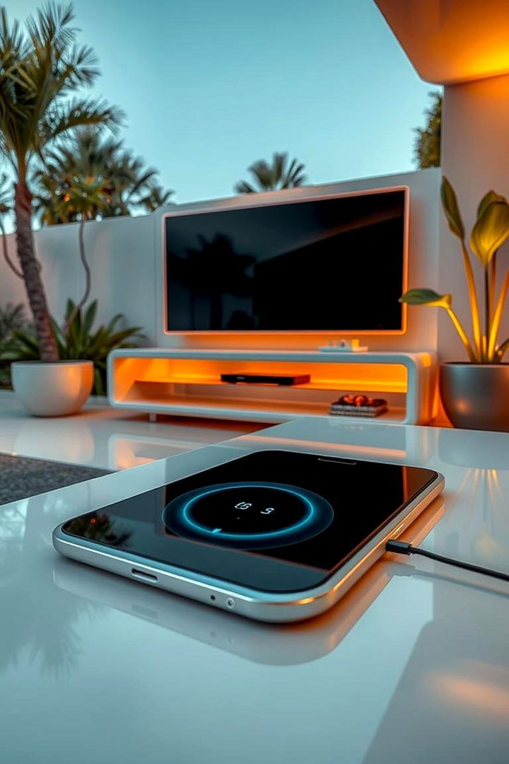 Innovative Wireless Charging Features - 22 Outdoor Tv Ideas