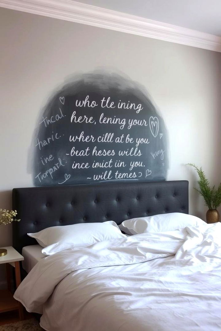 Inspirational Bedroom Chalkboard - 22 Chalkboard Wall Ideas