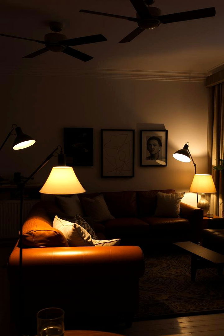 Inspirational Lighting - 22 Brown Leather Couch Living Room Ideas
