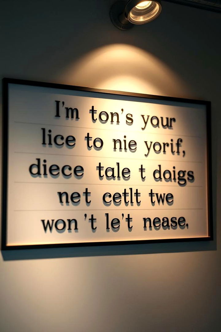 Inspirational Quote Boards - 22 living room wall decor ideas