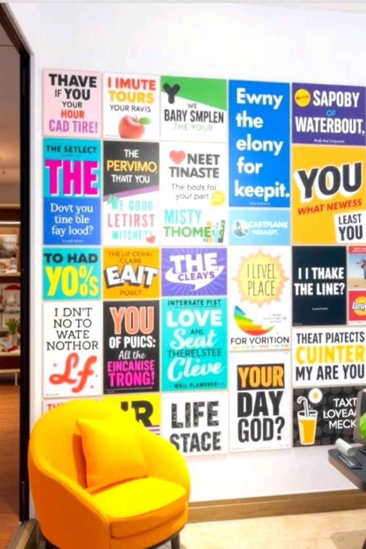 Inspirational Quote Collage - 22 Gallery Wall Ideas