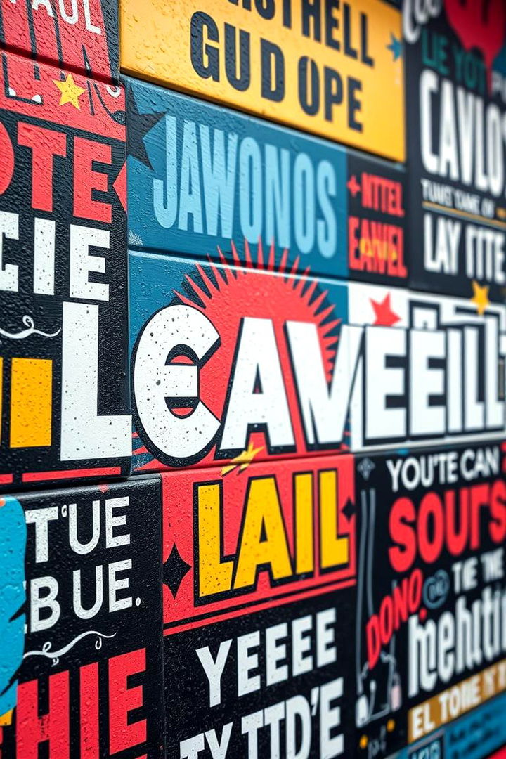 Inspirational Quote Murals - 22 Large Wall Art Ideas