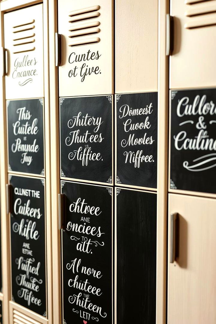Inspirational Quote Panels - 22 Locker Decor Ideas