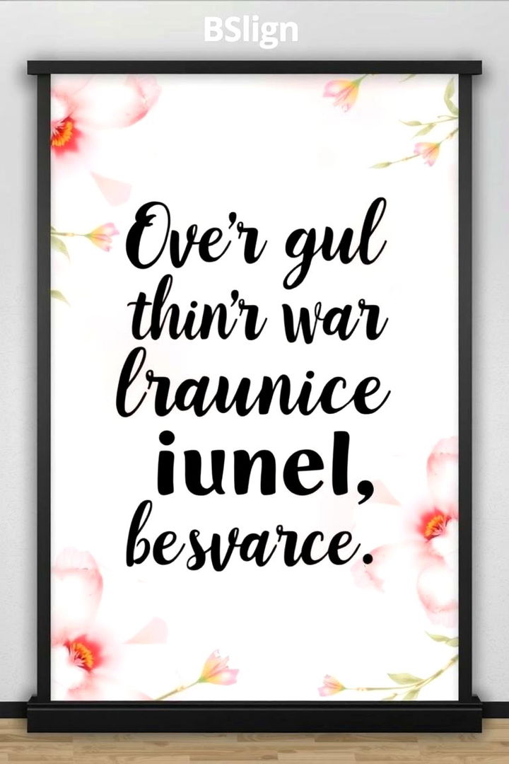 Inspirational Quotes Mural - 22 School Mural Ideas