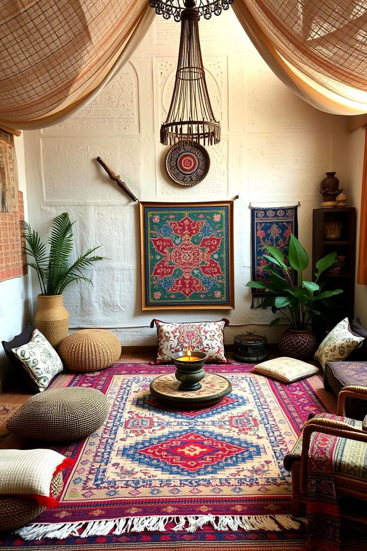 Inspired by Global Cultures - 22 Boho Meditation Room Ideas