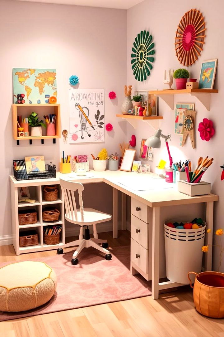 Inspiring Art and Craft Spaces - 22 Tween Bedroom Ideas