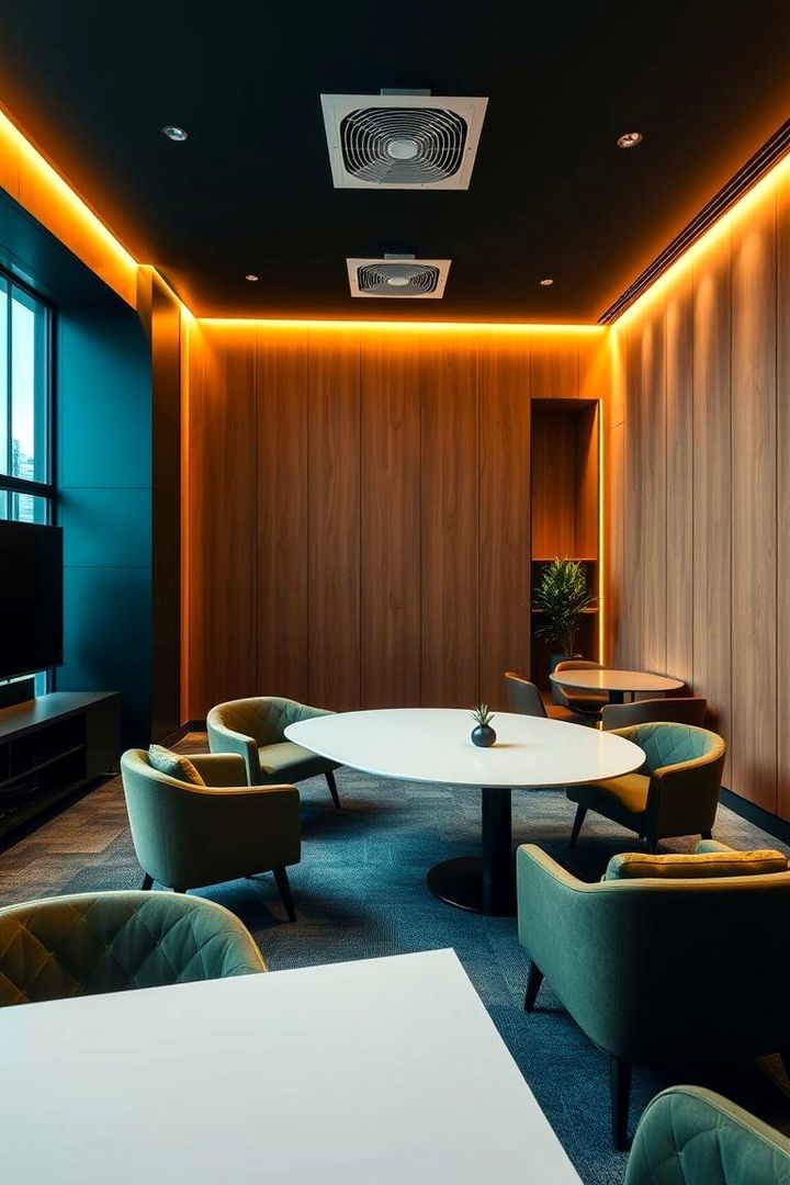 Inspiring Dark Green Meeting Room - 22 Dark Green Office Ideas and Inspiration