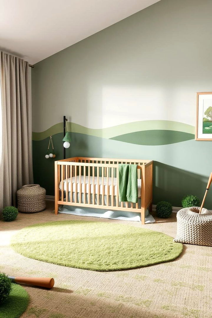 Inspiring Golf Course Elements - 22 Sports Nursery Ideas