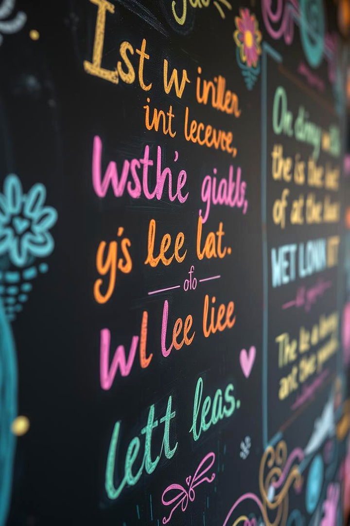 Inspiring Quote Chalkboard Designs - Chalkboard Ideas for Organized & Creative Home Spaces