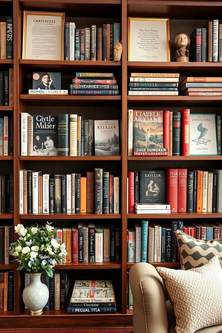 Inspiring Thematic Groupings - 22 Bookshelf Organization Ideas