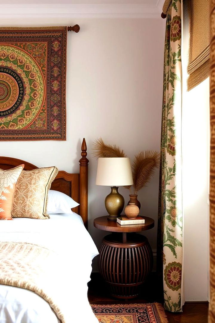 Integrate Handcrafted Textiles - 22 Tropical Bedroom Ideas