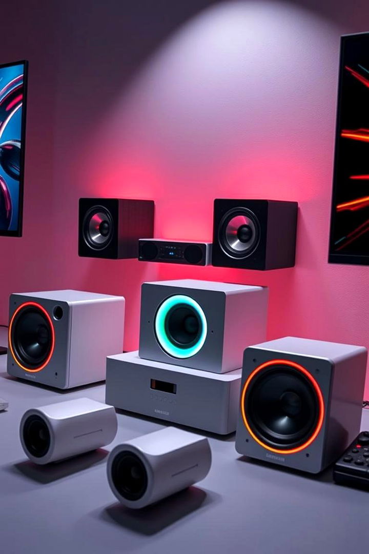 Integrated Ambient Sound Systems - 22 Boys Gaming Bedroom Ideas