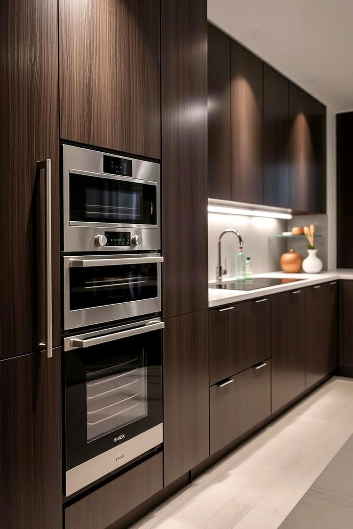 Integrated Appliance Solutions - 22 Split Level Kitchen Design Ideas