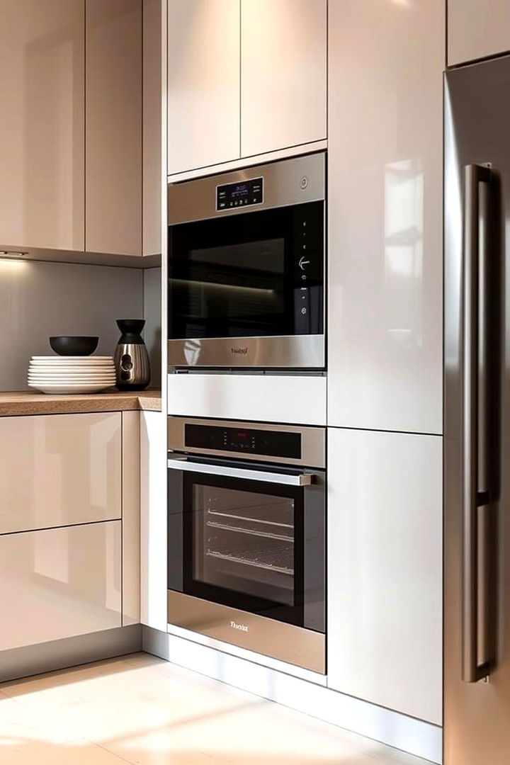 Integrated Appliances for Seamless Design - 22 Japandi Kitchen Ideas