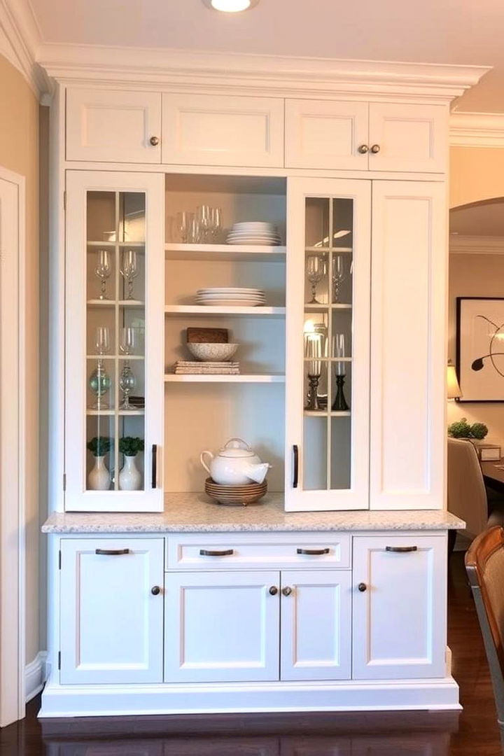 Integrated Built In Hutch - 22 Dining Room Hutch Ideas