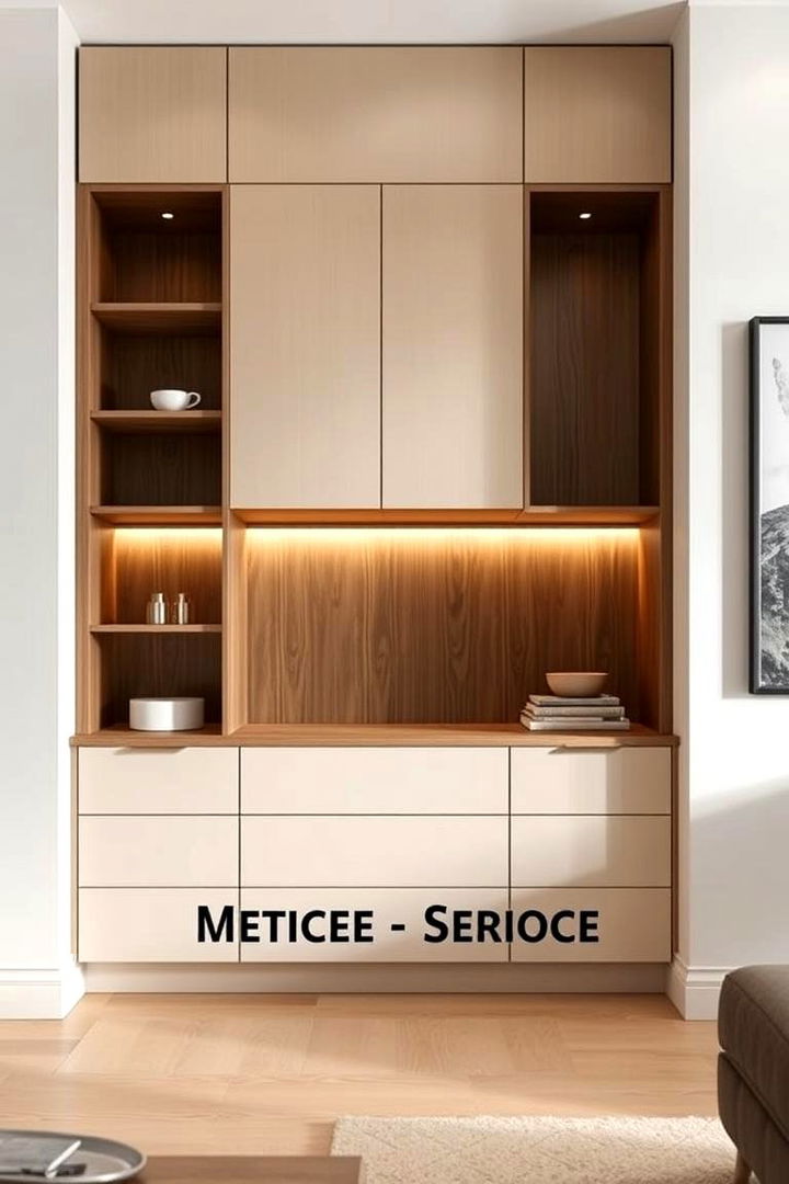 Integrated Cabinets to Hide Clutter - 22 Wall Storage Ideas