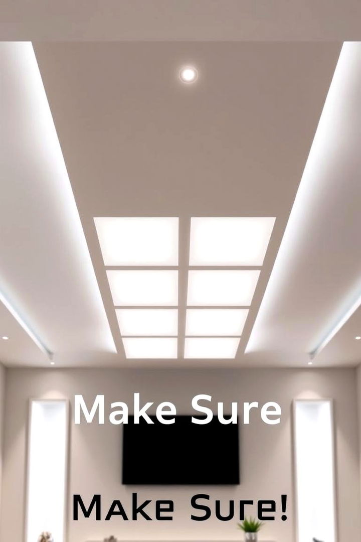 Integrated Dimmer Controls for Versatile Ambiance - Drop Ceiling Lighting Ideas to Transform Your Interior Spaces
