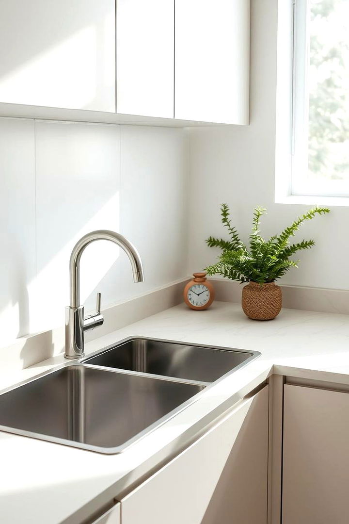 Integrated Drainboard Elegance - 22 Kitchen Sink Ideas