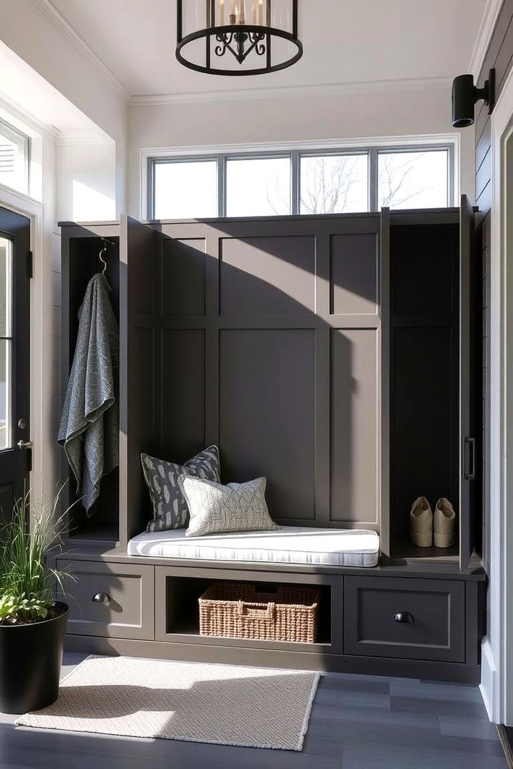 Integrated Entryway Bench Solutions - 22 Front Door Privacy Ideas