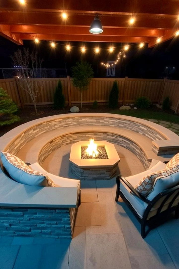 Integrated Fire Pit Seating - 22 Outdoor Furniture Ideas